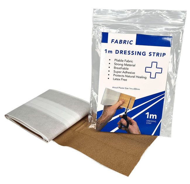 Fabric Plaster Dressing Strip 1m