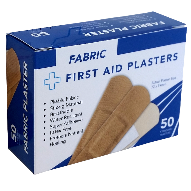 Fabric Plasters Standard - Box 50