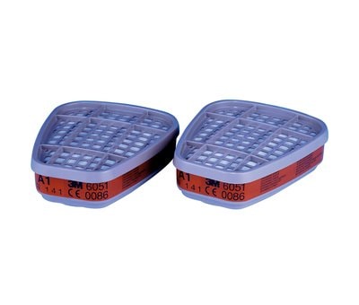 3M Organic Vapour Cartridge Filter 6051 (Pair)