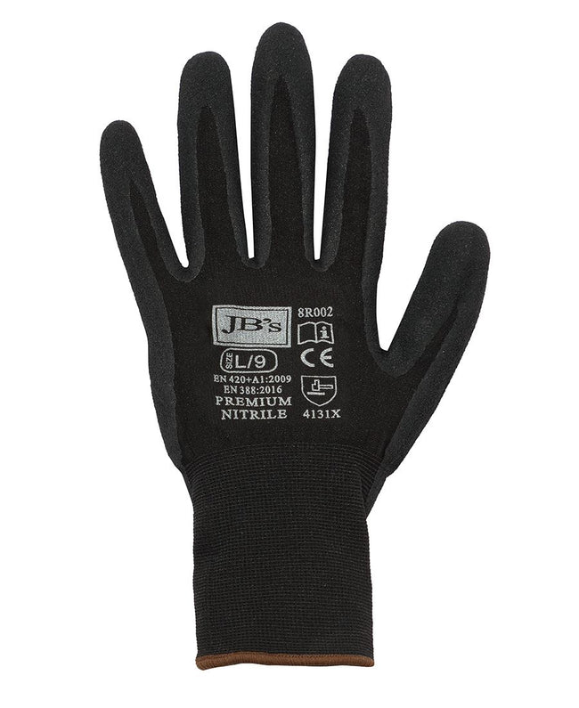 JB's Premium Black Nitrile Glove