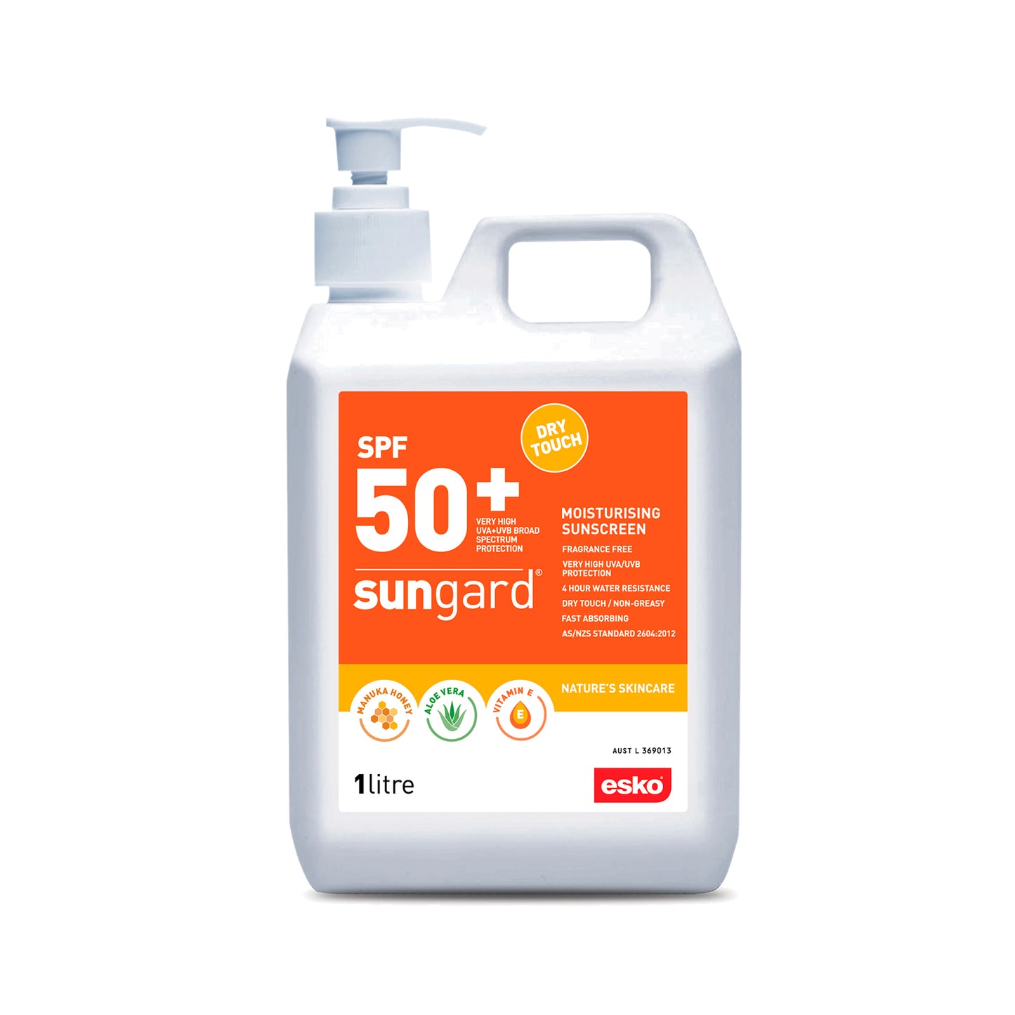 Sungard SPF50+ Sunscreen - 1ltr Pump Bottle