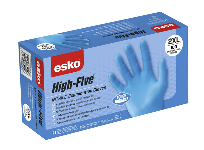 Nitrile Disposable Gloves - Blue - Powder Free
