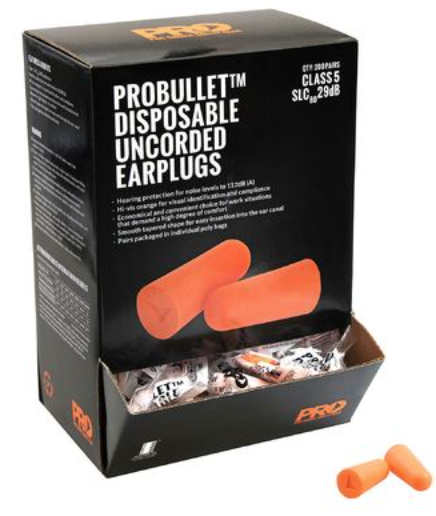 Earplugs - Probullet - Disposable - Uncorded