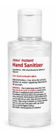 Hand Sanitiser 100ml squeezy bottle