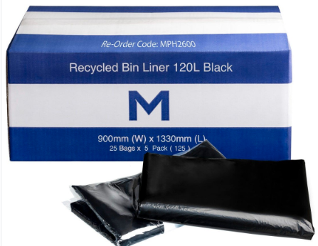 Rubbish Bag Box - 120L - 25pc