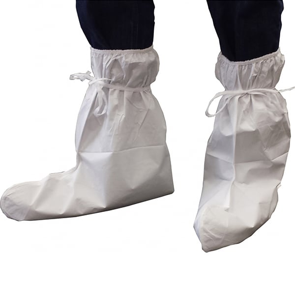 Boot Cover Sample Boot Covers - White - Packet/50 Pairs – Bay Safety and Supplies